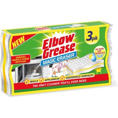 Elbow Grease Sponge Scourers (Pack of 3) Elbow Grease Sponge Scourers (Pack of 3)