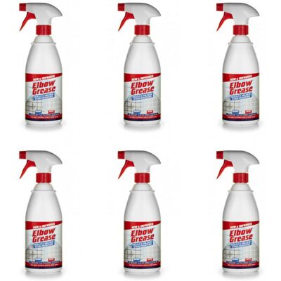Elbow Grease Mould And Mildew Stain Remover Spray 700ml - Pack of 6 Elbow Grease Mould And Mildew Stain Remover Spray 700ml - Pack of 6