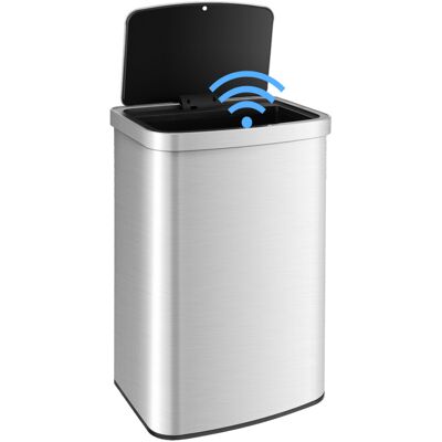 Casart 50L Automatic Rubbish Bin Infrared Sensor Can W/ Soft Close Lid Casart 50L Automatic Rubbish Bin Infrared Sensor Can W/ Soft Close Lid