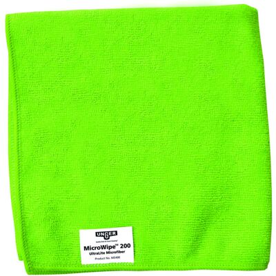 Unger MicroWipe Microfibre Cloth - Pack of 10 - Lint Free Cleaning Cloths - Kitchen, B Unger MicroWipe Microfibre Cloth - Pack of 10 - Lint Free Cleaning Cloths - Kitchen, B