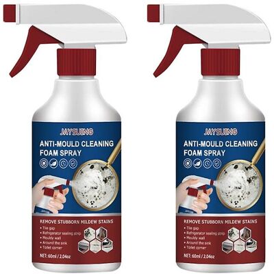 Unbranded 2x Anti-mould Spray, Mould Cleaner Anti-mould Cleaning Foam, Powerful Multi-purp Unbranded 2x Anti-mould Spray, Mould Cleaner Anti-mould Cleaning Foam, Powerful Multi-purp