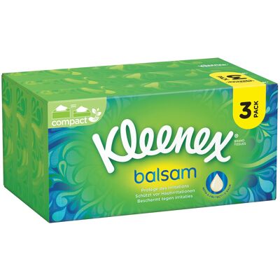 Kleenex Balsam Tissues - Calendula Balm (3 Boxes) Kleenex Balsam Tissues - Calendula Balm (3 Boxes)