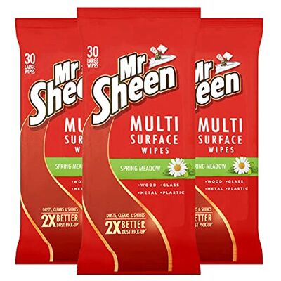 Soft Sheen Carson Mr Sheen Ultra Effective Wipes for Wood, Glass, Metal and Plastic, Spring Meadow Soft Sheen Carson Mr Sheen Ultra Effective Wipes for Wood, Glass, Metal and Plastic, Spring Meadow
