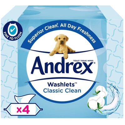 Andrex - Classic Clean - Micellar Water - Wipes Andrex - Classic Clean - Micellar Water - Wipes