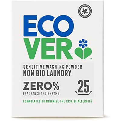 Ecover Zero Non Bio Washing Powder Sensitive Skin 25 Wash?(1.8kg) Ecover Zero Non Bio Washing Powder Sensitive Skin 25 Wash?(1.8kg)