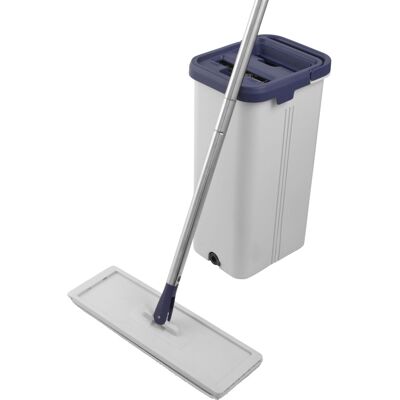 Beldray LA030223FEU7 Deep Clean Flat Mop & Bucket Set - Flat Mop, Self-Wringing, 5.5L Beldray LA030223FEU7 Deep Clean Flat Mop & Bucket Set - Flat Mop, Self-Wringing, 5.5L