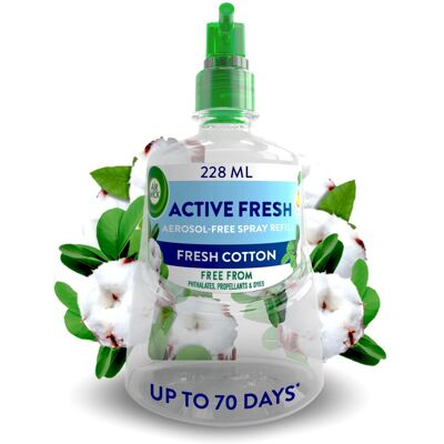Air Wick - Fresh Cotton 228ml - Refill - Air Freshener Air Wick - Fresh Cotton 228ml - Refill - Air Freshener
