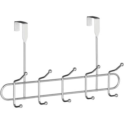 Premier Housewares Over Door Coat Hooks - Bedroom with 10 Hooks Premier Housewares Over Door Coat Hooks - Bedroom with 10 Hooks