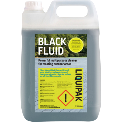 Liquipak (5 Litres) Black Fluid Driveways, Patios and Drains Cleaner Liquipak (5 Litres) Black Fluid Driveways, Patios and Drains Cleaner