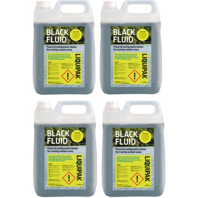 Liquipak - 4x5L - Black - Driveways - Cleaner Liquipak - 4x5L - Black - Driveways - Cleaner