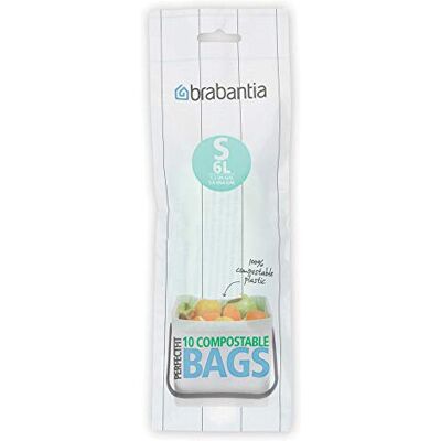 Brabantia - 419683 - 6 L - Green - Bin Liners Brabantia - 419683 - 6 L - Green - Bin Liners