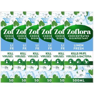 Zoflora - Linen Fresh - Concentrated - Antibacterial - Disinfectant Liquid Zoflora - Linen Fresh - Concentrated - Antibacterial - Disinfectant Liquid