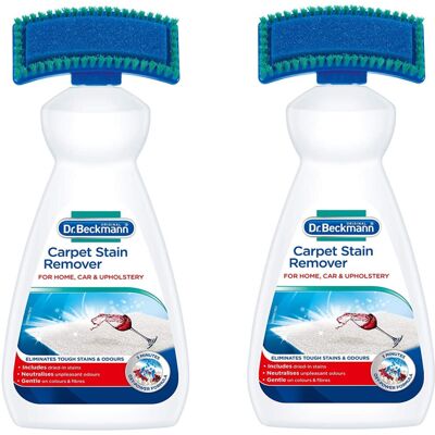 Dr Beckmann Carpet Stain remover with cleaning applicator/brush -650ml .2 pack Dr Beckmann Carpet Stain remover with cleaning applicator/brush -650ml .2 pack