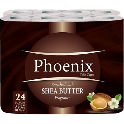 Phoenix Shea Butter 3 Ply Quilted Toilet Paper - Toilet Paper Phoenix Shea Butter 3 Ply Quilted Toilet Paper - Toilet Paper