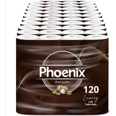 Phoenix - Shea Butter - 120 Rolls - Toilet Paper Phoenix - Shea Butter - 120 Rolls - Toilet Paper