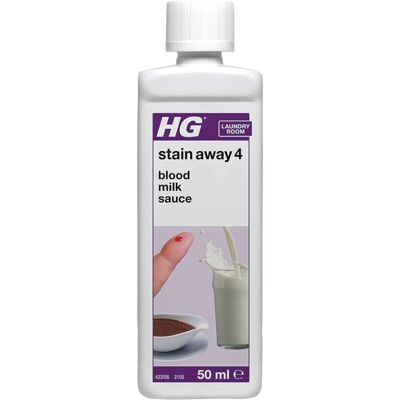 HG Stain Away 4, Removes Blood, Milk & Sauce Stains, 50ml (423005106) HG Stain Away 4, Removes Blood, Milk & Sauce Stains, 50ml (423005106)