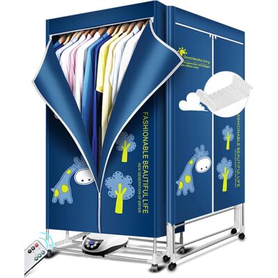 KASYDoFF Heated Clothes Airer, 1500W-1.7 Meters Height Electric Clothes Dryer (Anion) wit KASYDoFF Heated Clothes Airer, 1500W-1.7 Meters Height Electric Clothes Dryer (Anion) wit