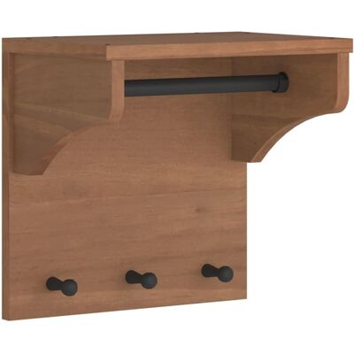 vidaXL Wall-mounted Coat Rack SANDNES 43x30x42 cm Solid Wood Pine vidaXL Wall-mounted Coat Rack SANDNES 43x30x42 cm Solid Wood Pine