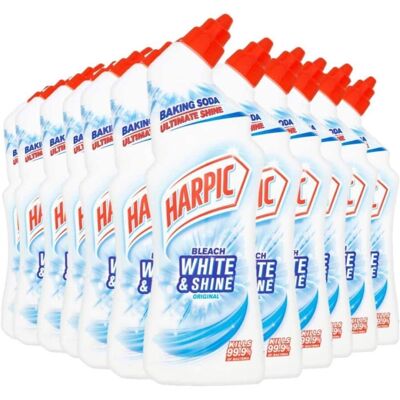 Harpic - White & Shine Toilet Bleach Gel - Original Scent Harpic - White & Shine Toilet Bleach Gel - Original Scent