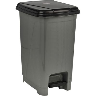 URBN Living (Grey) 15L Slim Plastic Pedal Bin Waste Refuse Rubbish Recycling Can Kitchen Bat URBN Living (Grey) 15L Slim Plastic Pedal Bin Waste Refuse Rubbish Recycling Can Kitchen Bat