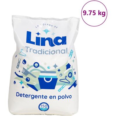 vidaXL Laundry Detergent - 150 Washes, 9.75kg, White vidaXL Laundry Detergent - 150 Washes, 9.75kg, White