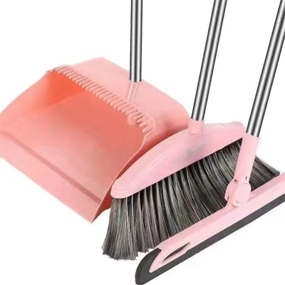 Kopinma Dustpan Broom Set Floor Wiper Household Cleaning Long Handle for Lobby Kitchen P Kopinma Dustpan Broom Set Floor Wiper Household Cleaning Long Handle for Lobby Kitchen P