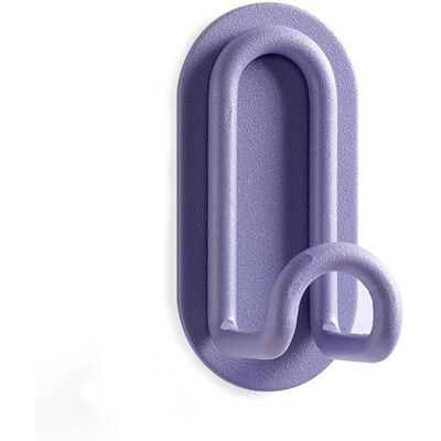 Unbranded (U, Blue) Universal Punch-free Hanger Hook Wall Mounted Self Adhesive Carbon Ste Unbranded (U, Blue) Universal Punch-free Hanger Hook Wall Mounted Self Adhesive Carbon Ste