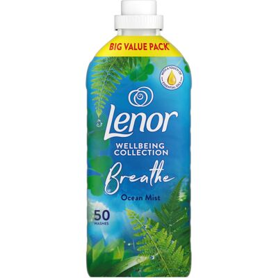 Lenor Wellbeing Collection Fabric Conditioner- Ocean Mist 50 Washes Lenor Wellbeing Collection Fabric Conditioner- Ocean Mist 50 Washes