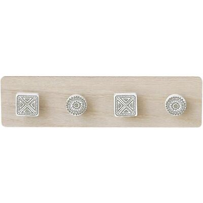 Kricely (As show, One size) Modern Coat Hooks Rack Wooden Entryway Coat Hooks Stand Bath Kricely (As show, One size) Modern Coat Hooks Rack Wooden Entryway Coat Hooks Stand Bath