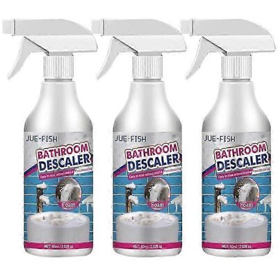 Unbranded Set of 3 pcs: Powerful bathroom descaler - Foaming cleaner for bathtubs, toilets Unbranded Set of 3 pcs: Powerful bathroom descaler - Foaming cleaner for bathtubs, toilets