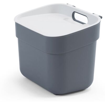 Curver Dark Grey Recycling Caddy - 5L - Recycling Bin Curver Dark Grey Recycling Caddy - 5L - Recycling Bin