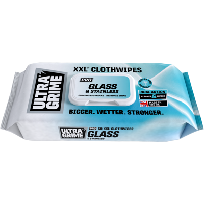 UltraGrime PRO Glass & Stainless Surface Cleaning Cloths - 50 Wipes UltraGrime PRO Glass & Stainless Surface Cleaning Cloths - 50 Wipes