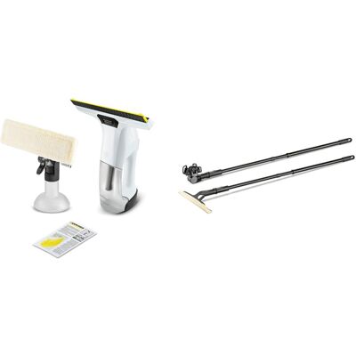 Kärcher Bundle of K?rcher Window Vac WV 6 Plus, Extra Long Battery Running Time of 100 m Kärcher Bundle of K?rcher Window Vac WV 6 Plus, Extra Long Battery Running Time of 100 m