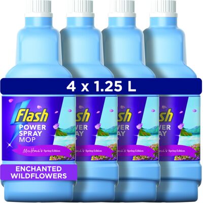 Flash Power Spray Mop Floor Cleaner Multi-Surface Cleaning Liquid Enchanted Wild Flash Power Spray Mop Floor Cleaner Multi-Surface Cleaning Liquid Enchanted Wild