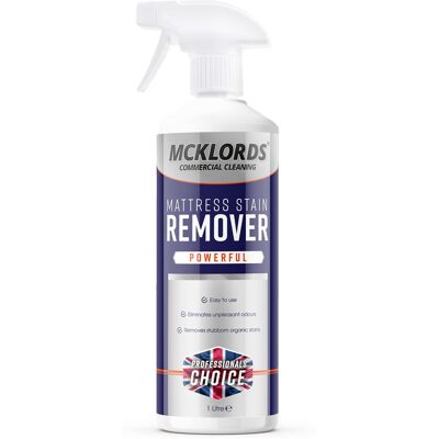 McKLords Commercial Mattress Stain Remover, 1 Litre McKLords Commercial Mattress Stain Remover, 1 Litre