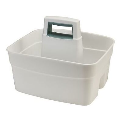 lakeland Deep Multipurpose Cleaning Caddy White ? Tall Sides Prevent Items Falli lakeland Deep Multipurpose Cleaning Caddy White ? Tall Sides Prevent Items Falli