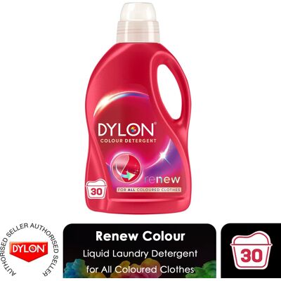 Dylon Colour Detergent Liquid Laundry Detergent for Coloured Clothes, 30 Washes Dylon Colour Detergent Liquid Laundry Detergent for Coloured Clothes, 30 Washes