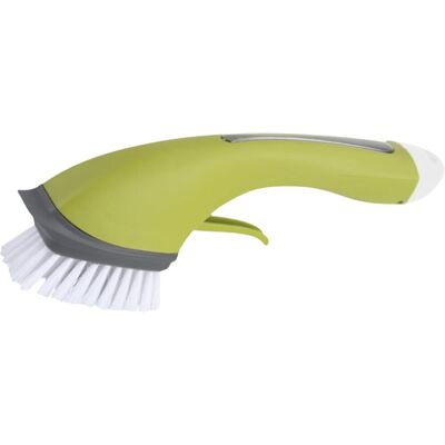 Unbranded (Green) Kitchen Dish Brush - Long Handle Soap Dispensing Automatic Cleaning Scru Unbranded (Green) Kitchen Dish Brush - Long Handle Soap Dispensing Automatic Cleaning Scru