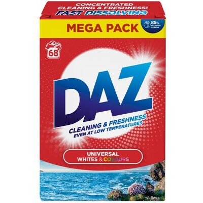 Daz Universal Laundry Powder for Whites & Colours 68 Washes Daz Universal Laundry Powder for Whites & Colours 68 Washes