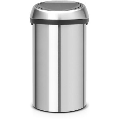 Brabantia 60 Litre Large Kitchen Touch Bin (Matt Steel) Removable Lid, Soft-Touc Brabantia 60 Litre Large Kitchen Touch Bin (Matt Steel) Removable Lid, Soft-Touc
