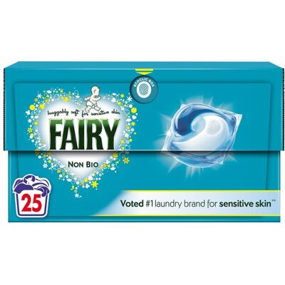 Fairy Non Biological Liquitabs - 25 Washes - Pack of 6 Fairy Non Biological Liquitabs - 25 Washes - Pack of 6