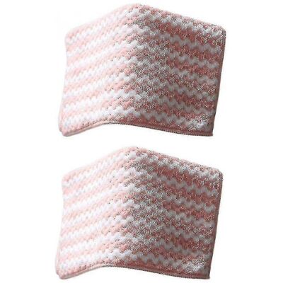 Unbranded 2pcs Kitchen Anti-grease Thickening Wiping Rags Household Absorbent Microfiber S Unbranded 2pcs Kitchen Anti-grease Thickening Wiping Rags Household Absorbent Microfiber S