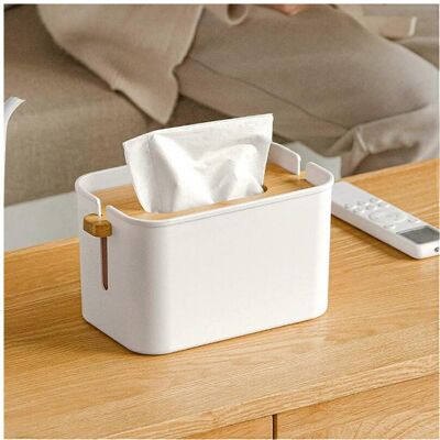 Unbranded 4.3inch Tissues Box Cover Rectangular Lifting Tissue Box Bamboo + PP Tissue Box Unbranded 4.3inch Tissues Box Cover Rectangular Lifting Tissue Box Bamboo + PP Tissue Box