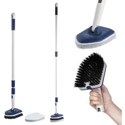 Beldray LA030148FEU7 Deep Clean 2 in 1 Tub and Scrub – Cleaning Brush with Extendable Ha Beldray LA030148FEU7 Deep Clean 2 in 1 Tub and Scrub – Cleaning Brush with Extendable Ha