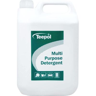 Teepol Multipurpose Detergent - Dishwashing Liquid 5L - Efficient Dish Soap & Fl Teepol Multipurpose Detergent - Dishwashing Liquid 5L - Efficient Dish Soap & Fl