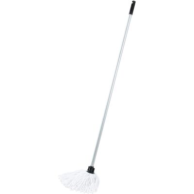 Addis Cotton Mop Made from Recycled Cotton with 3 Piece Handle in Metallic and G Addis Cotton Mop Made from Recycled Cotton with 3 Piece Handle in Metallic and G