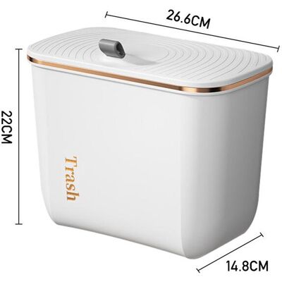 Unbranded (Small Size: 26.6 cm W x 14.8 cm D x 22 cm H) AceHome 7/9L Hanging Waste Recycli Unbranded (Small Size: 26.6 cm W x 14.8 cm D x 22 cm H) AceHome 7/9L Hanging Waste Recycli