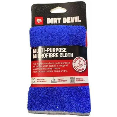 Dirt Devil Multi Purpose Microfibre Cleaning Cloth 30 x 30cm Dirt Devil Multi Purpose Microfibre Cleaning Cloth 30 x 30cm