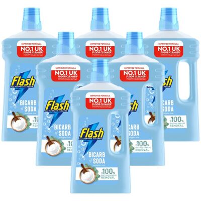 Flash All Purpose & Floor Cleaner, Traditional with Bicarbonate of Soda, 1L (Pac Flash All Purpose & Floor Cleaner, Traditional with Bicarbonate of Soda, 1L (Pac