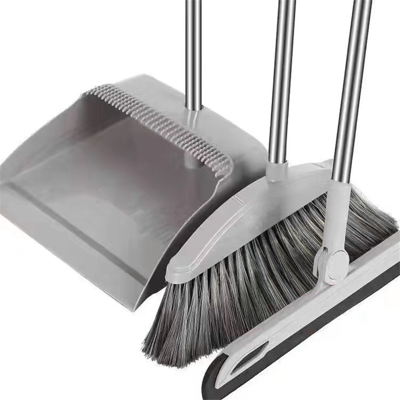 Semoic Dustpan Broom Set Floor Wiper Household Cleaning Long Handle for Lobby Kitchen G Semoic Dustpan Broom Set Floor Wiper Household Cleaning Long Handle for Lobby Kitchen G